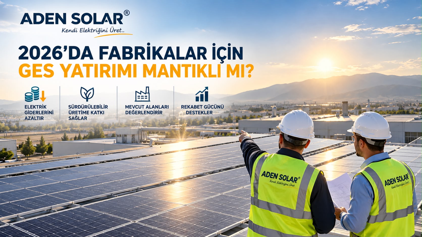 2026’da Fabrikalar İçin GES Yatırımı Mantıklı mı? Avantajlar ve Maliyetler