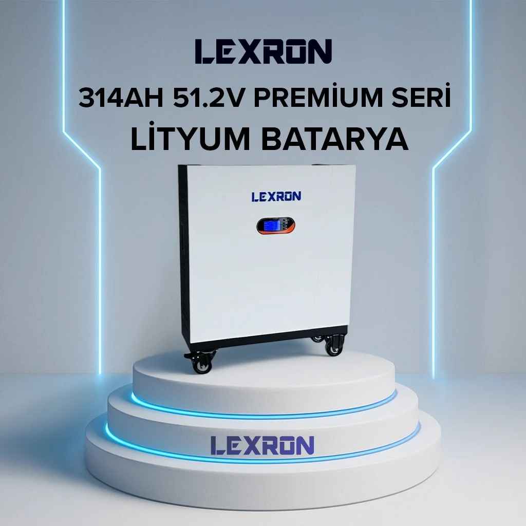 Lexron 314Ah 51,2V Premium Seri Lityum Batarya