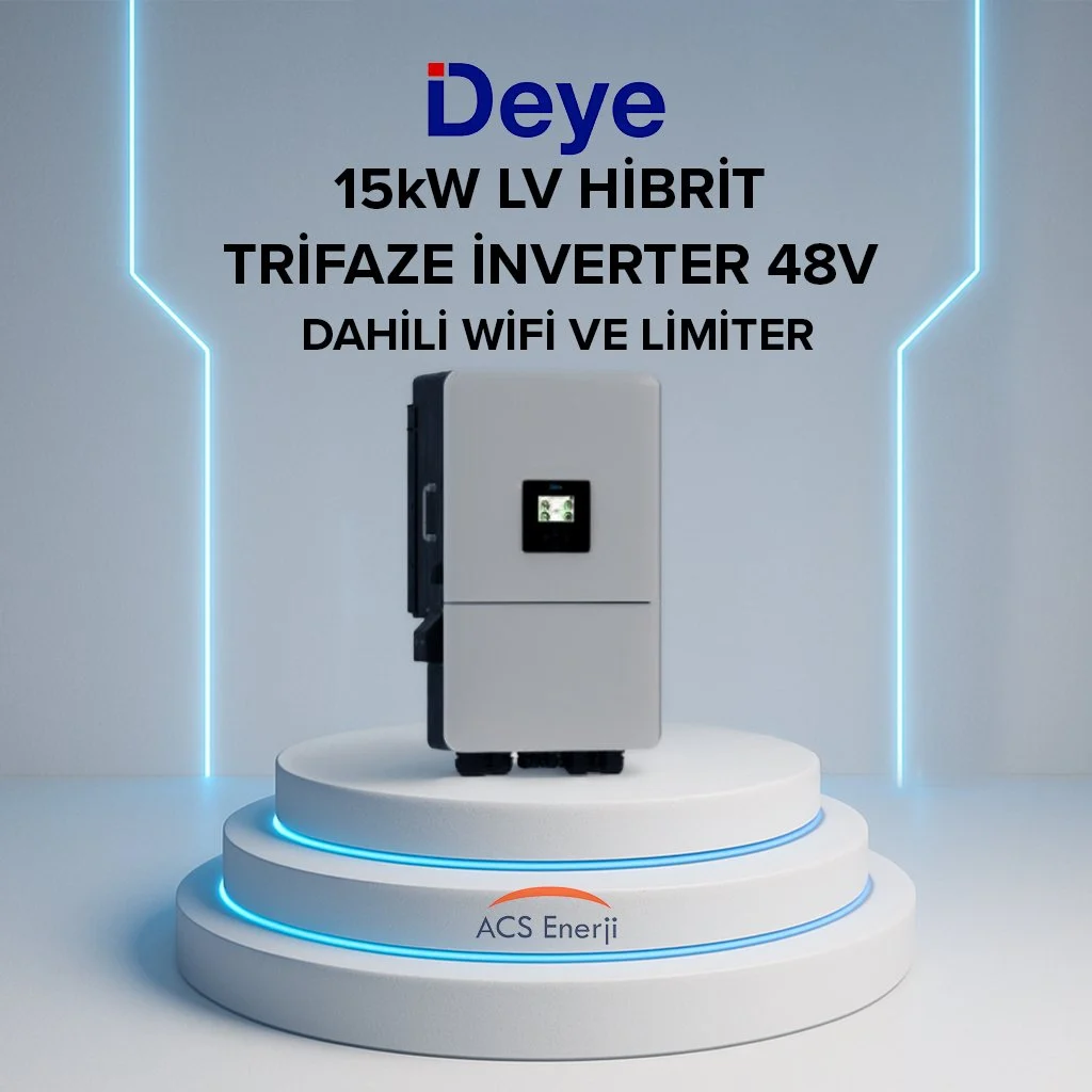 Deye 15 kW Hibrit Trifaze İnverter (LV) SUN-15K-SG01LP3-EU