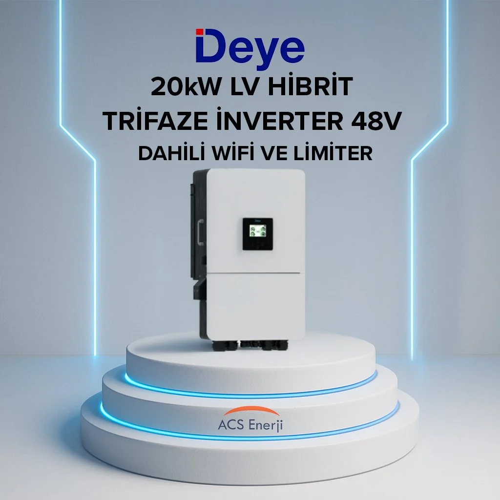 Deye 20 kW Hibrit Trifaze İnverter (LV) SUN-20K-SG05LP3-EU